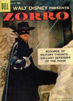 Four Color Comics 882 - Zorro (Disney), First Disney issue of Zorro
