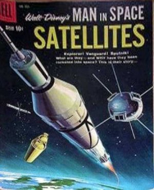 Four Color Comics 954 - Man in Space Satellites (Disney)