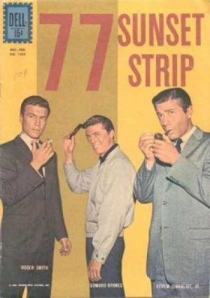 Four Color Comics 1263 - Roger Smith, Edward Byrnes, Efrem Zimbalist, Jr. photo cover, 77 Sunset Strip