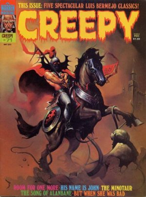 Creepy 71 - THIS ISSUE: FIVE SPECTACULAR LUIS BERMEJO CLASSICS!