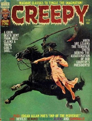 Creepy 76 - A GRIM DEATH SENT FROM HELL CLAIMS A YOUNG GIRL'S SOUL...