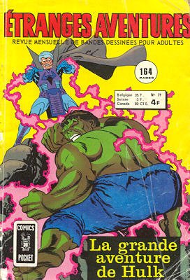 Etranges Aventures 39 - La grande aventure de Hulk