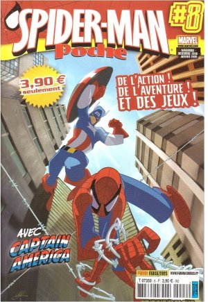 Spider-Man Poche 8 - Avec Captain America
