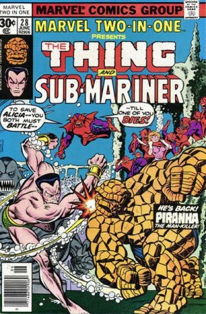 Marvel Two-In-One 28 - In The Power of the Piranha!