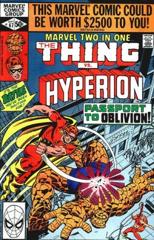 Marvel Two-In-One 67 - Passport to Oblivion!