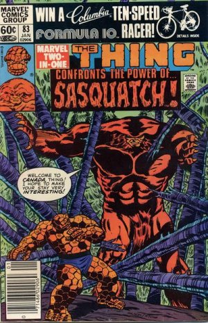 Marvel Two-In-One 83 - Where Stalks the Sasquatch!