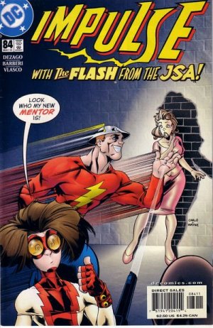 couverture, jaquette Impulse 84  - In the Line of FireIssues V1 (1995 - 2002) (DC Comics) Comics