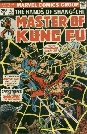 Master of Kung Fu 37 - Web of Dark Death!