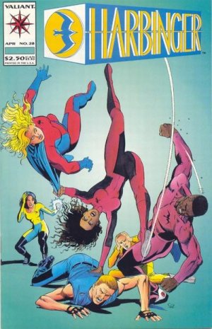 couverture, jaquette Harbinger 28  - Heal ThyselfIssues V1 (1992 - 1995) (Valiant Comics) Comics