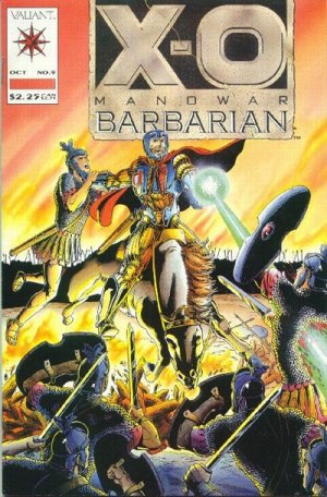 couverture, jaquette X-O Manowar 9  - Homecoming, Part One: BesiegedIssues V1 (1992 - 1996) (Valiant Comics) Comics