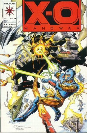 couverture, jaquette X-O Manowar 18  - Operation: Deep Freeze, Part One: UltimatumsIssues V1 (1992 - 1996) (Valiant Comics) Comics