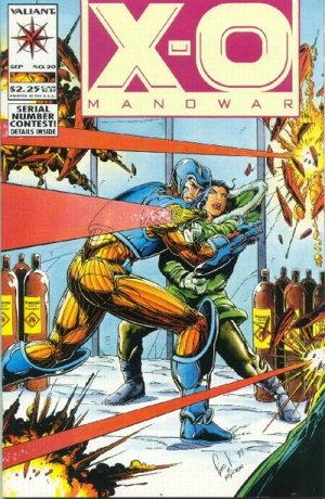 couverture, jaquette X-O Manowar 20  - Operation: Deep Freeze, Part Three: The ConsequencesIssues V1 (1992 - 1996) (Valiant Comics) Comics
