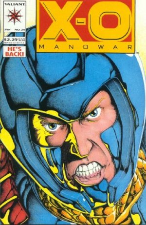 couverture, jaquette X-O Manowar 24  - HomecomingIssues V1 (1992 - 1996) (Valiant Comics) Comics