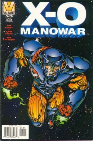 couverture, jaquette X-O Manowar 53  - Collision CourseIssues V1 (1992 - 1996) (Valiant Comics) Comics