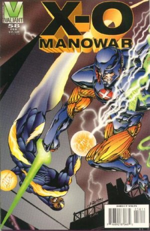 couverture, jaquette X-O Manowar 58  - Shock TreatmentIssues V1 (1992 - 1996) (Valiant Comics) Comics