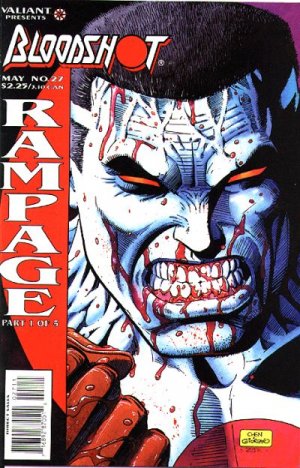 couverture, jaquette Bloodshot 27  - Rampage, Part OneIssues V1 (1993 - 1996) (Valiant Comics) Comics