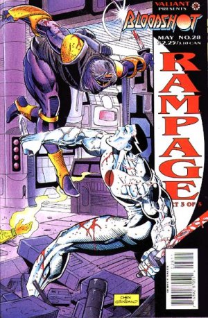 couverture, jaquette Bloodshot 28  - Rampage, Part ThreeIssues V1 (1993 - 1996) (Valiant Comics) Comics