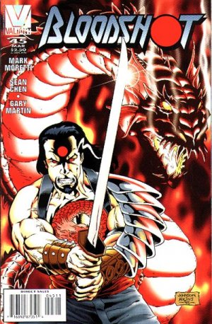 couverture, jaquette Bloodshot 45  - Enter the Crimson DragonIssues V1 (1993 - 1996) (Valiant Comics) Comics