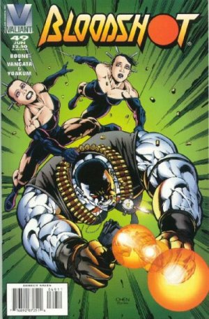 couverture, jaquette Bloodshot 49  - Double, Double-Cross and RumbleIssues V1 (1993 - 1996) (Valiant Comics) Comics