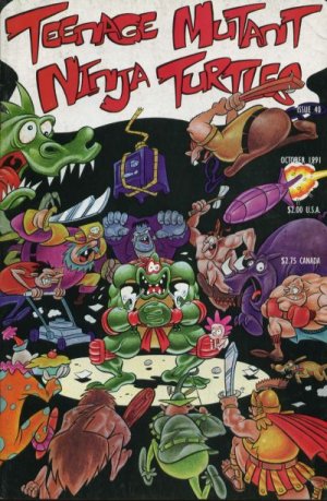 couverture, jaquette Les Tortues Ninja 40  - Spaced Out! Part 3Issues V1 (1984 - 1993) (Mirage Publishing) Comics