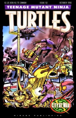 couverture, jaquette Les Tortues Ninja 52  - City At War, Part 3 of 13Issues V1 (1984 - 1993) (Mirage Publishing) Comics