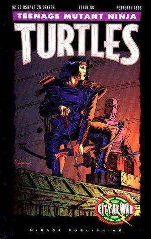 couverture, jaquette Les Tortues Ninja 56  - City At War, Part 7 of 13Issues V1 (1984 - 1993) (Mirage Publishing) Comics