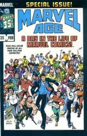 Marvel Age 35 - Day in the Life of Marvel Comics