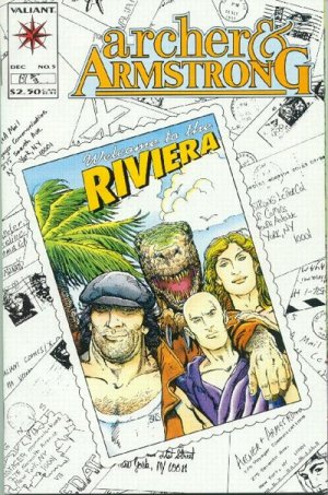 couverture, jaquette Archer and Armstrong 5  - Trouble in ParadiseIssues V1 (1992 - 1994) (Valiant Comics) Comics