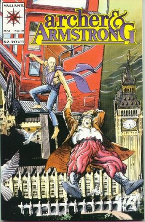 couverture, jaquette Archer and Armstrong 10  - The Sinister Secret of StonehengeIssues V1 (1992 - 1994) (Valiant Comics) Comics