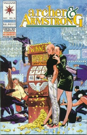 couverture, jaquette Archer and Armstrong 16  - House RulesIssues V1 (1992 - 1994) (Valiant Comics) Comics