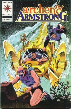 couverture, jaquette Archer and Armstrong 17  - AlligatorIssues V1 (1992 - 1994) (Valiant Comics) Comics