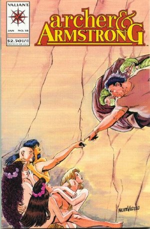 couverture, jaquette Archer and Armstrong 18  - Dead AgainIssues V1 (1992 - 1994) (Valiant Comics) Comics