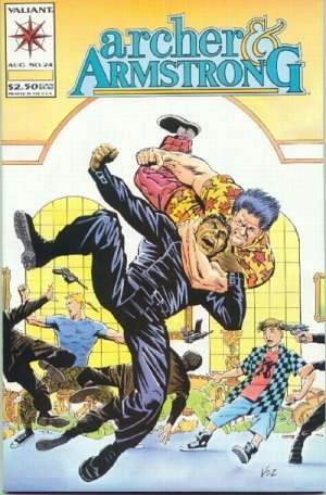couverture, jaquette Archer and Armstrong 24  - Bad Karma, Part TwoIssues V1 (1992 - 1994) (Valiant Comics) Comics