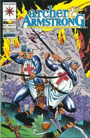 couverture, jaquette Archer and Armstrong 25  - The Root of the Problem, Part One, or What I Did to Infuriat...Issues V1 (1992 - 1994) (Valiant Comics) Comics