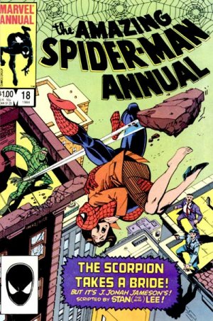couverture, jaquette The Amazing Spider-Man 18  - Annual 18 : The Scorpion Takes a Bride! (But Not the Way You Think!)Issues V1 - Annuals (1964 - 2018) (Marvel) Comics
