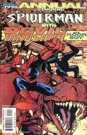 couverture, jaquette The Amazing Spider-Man 31  - Annual '98 : Duel with Devil DinosaurIssues V1 - Annuals (1964 - 2018) (Marvel) Comics