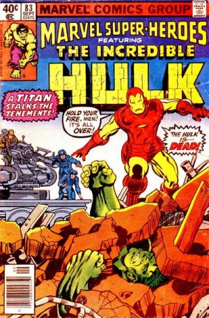Marvel Super-Heroes 83 - A Titan Stalks the Tenements!