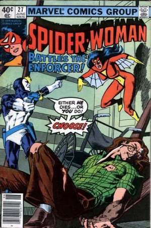 Spider-Woman 27 - Blacked Out -- By the Enforcer!