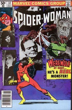 Spider-Woman 32 - The Fangs of Werewolf By Night