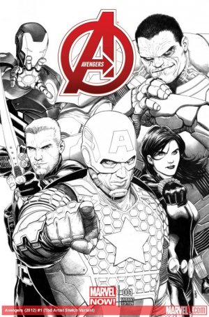 Avengers 1 - Avengers World (McNiven Sketch Variant)