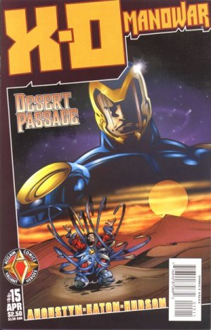 couverture, jaquette X-O Manowar 15  - Desert PassageIssues V2 (1996 - 1998) (Acclaim Comics) Comics