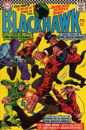 Blackhawk 223 - The Cloak-And-Swagger Crimes Of Mr. Quick-Change!