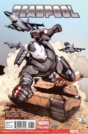 Deadpool 7 - Drinking Game (Tan Iron Man Many Armors Variant)