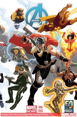 Avengers 16 - To The End (Acuna Avengers 50th Anniversary Variant)