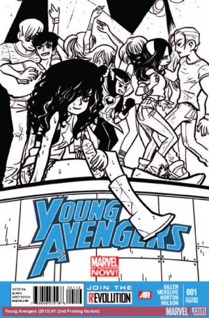 Young Avengers 1 - Style > Substance (2nd Printing Variant)