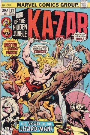 Ka-Zar 13 - The Skull of The Lizard-Man