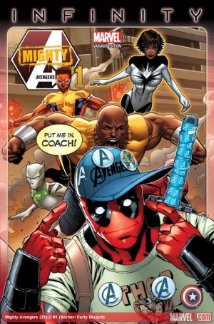Mighty Avengers 1 - (Barberi Party Variant)