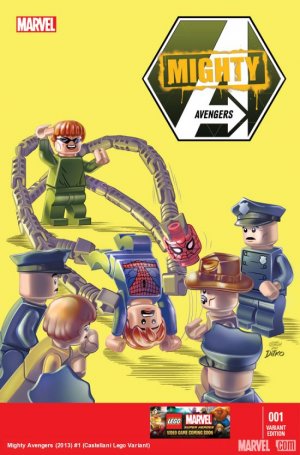 Mighty Avengers 1 - (Castellani Lego Variant)