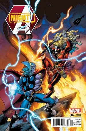 Mighty Avengers 2 - The Assembly! (Bagley Thor Battle Variant)