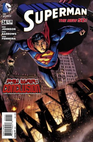 couverture, jaquette Superman 24  - Psi War Part ThreeIssues V3 (2011 - 2016) (DC Comics) Comics